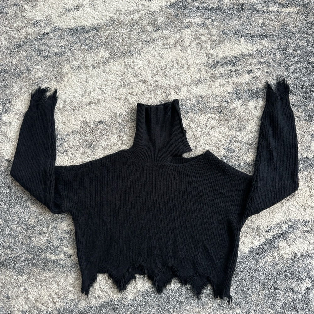 Dance & Marvel Black Knit Sweater
